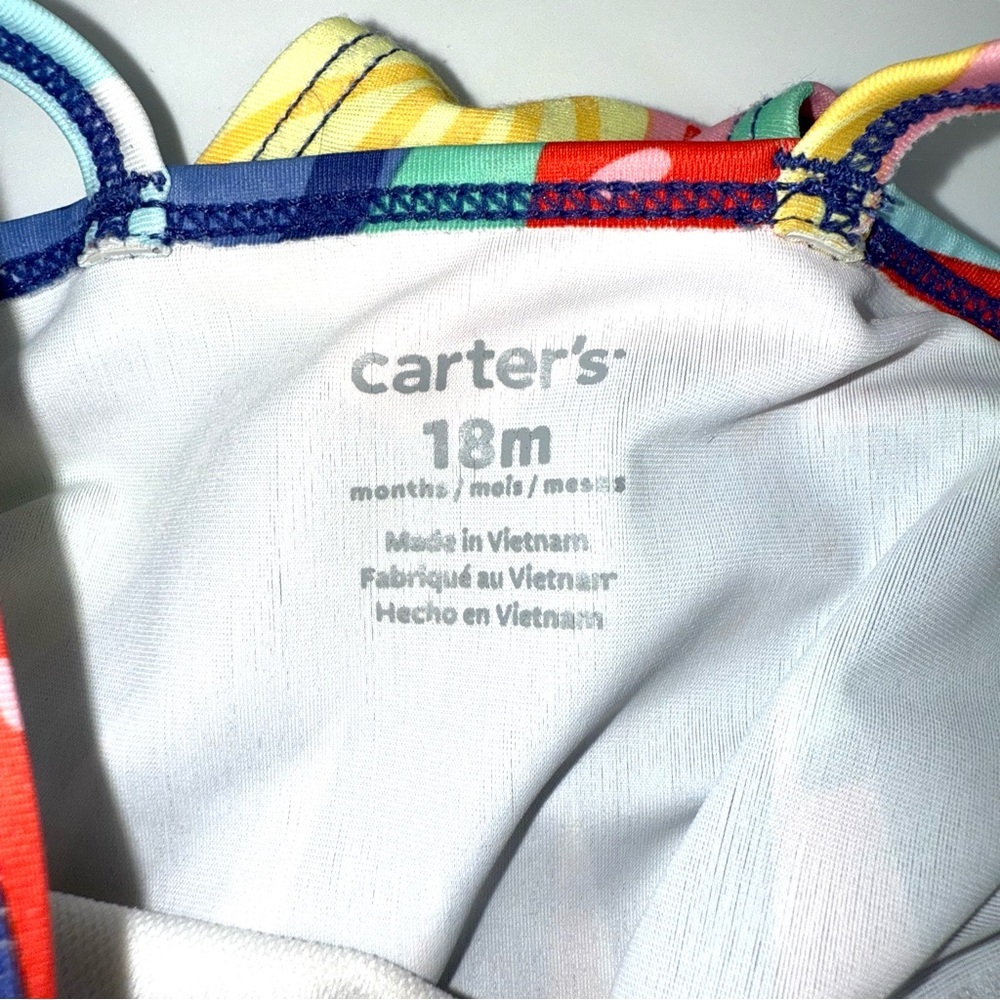 Carter’s Baby Toddler Tropical Colorful Swimsuit - Picture 3 of 3